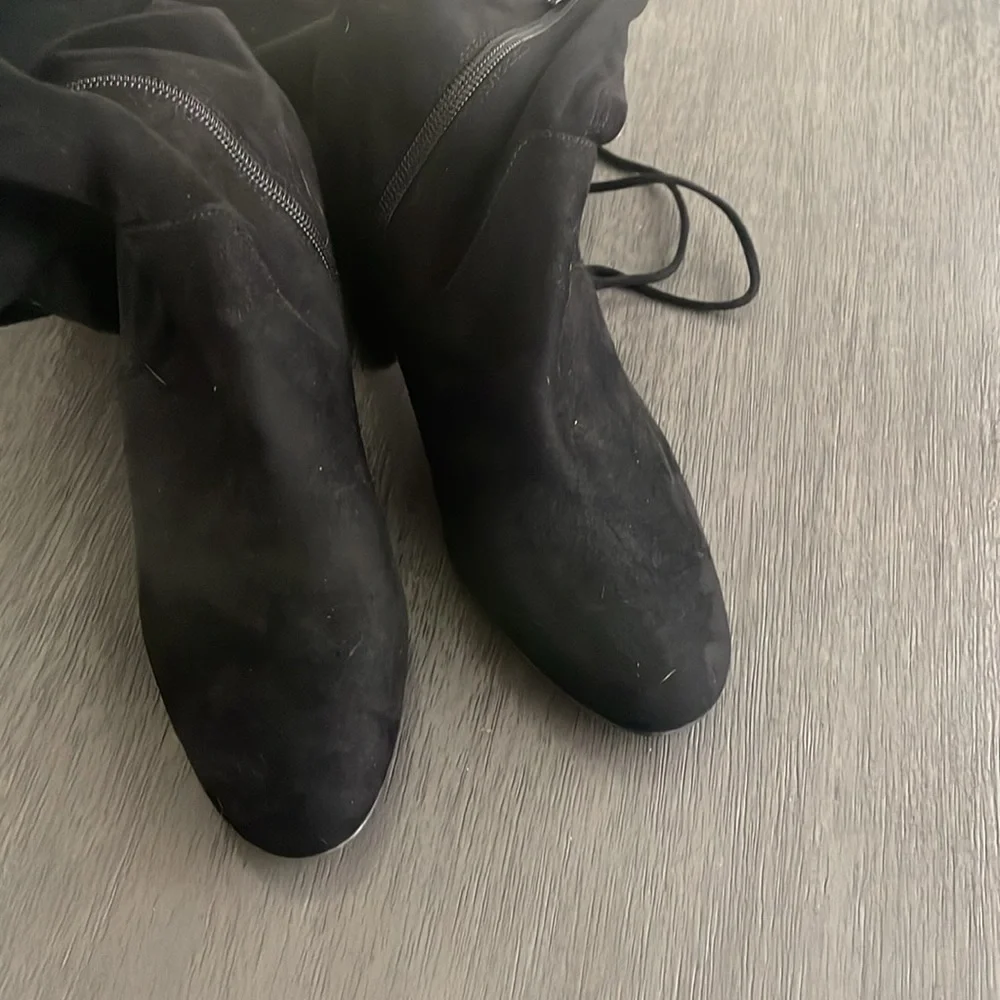 Kelly & Katie black over the knee boot size 6.5m. - Picture 4 of 5